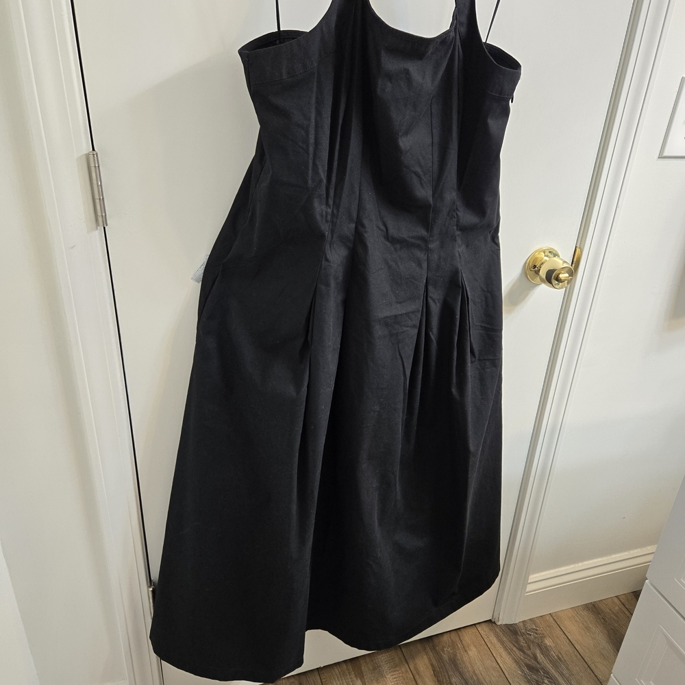 a new day Elegant Black Halter Dress, Size L, NWT - Picture 4 of 16